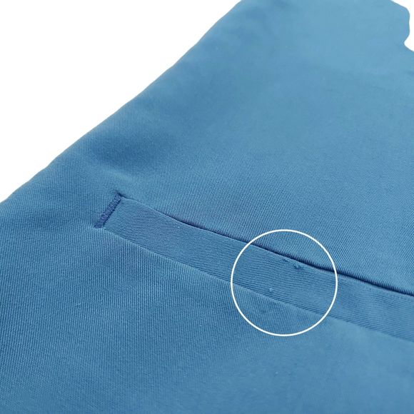 Figs Womens Scrub Top XS Blue Casma V-Neck Short Sleeve Work Uniform Utility - Picture 7 of 12